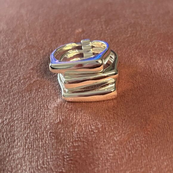 The trio statement ring in 925 silver - Picture 8 of 11